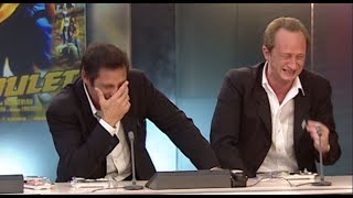 Le fou rire de Gérard Lanvin et Benoît Poelvoorde en intégralité 2002 [upl. by Staci818]