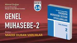 Genel Muhasebe2  MADDİ DURAN VARLIKLAR [upl. by Sacks273]