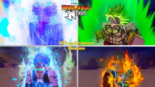 Dragon Ball Nexus All transformations showcase [upl. by Wynn]