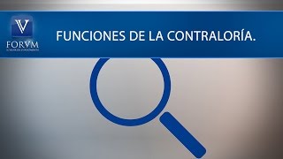 Funciones de la Contraloría General de la República Contraloría Derecho público [upl. by Luben]