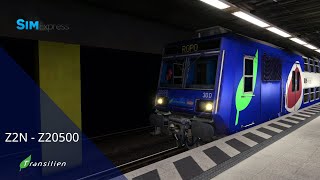 Train Simulator  Présentation Z2N Z20500  SimExpress [upl. by Romola]