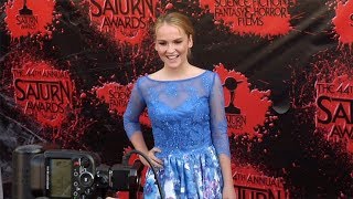 Talitha Bateman 2018 Saturn Awards Red Carpet [upl. by Remark]