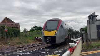 Saxmundham Station Level Crossing Suffolk Saturday 03082024 [upl. by Parlin]