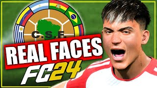 FC 24 🌎 SOUTH AMERICAN Wonderkids with Real Faces YOUNG TALENTS  Career Mode [upl. by Yug]