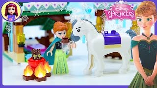 Lego Disney Princess Annas Snow Adventure Frozen Review Build Silly Play Kids Toys [upl. by Cly]