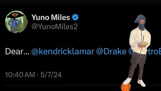 Message To Drake amp Kendrick From Yuno Miles [upl. by Negiam837]