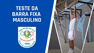 TAF PMESP  TESTE quotBARRA FIXAquot MASCULINO [upl. by Ferna7]