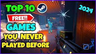 TOP 10 Free Games You Never Played Steam2024 [upl. by Felecia]