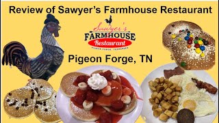 Sawyer’s Farmhouse Restaurant  Best Breakfast in Pigeon Forge pancakes breakfast smokies [upl. by Conlin]