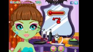 Cartoon Monster High Venus Mcflytrap Makeup Makeover And Dressup Game For Kids [upl. by Akemat]