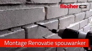 Montage Renovatie spouwanker fischer VBSM [upl. by Siblee]