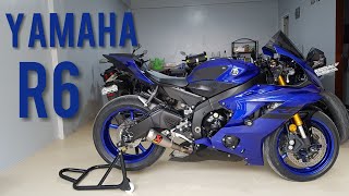 Yamaha R6 Full Review  Sound Check First Ride Issue  PH [upl. by Nnairol]