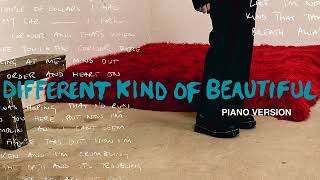 Alec Benjamin  Different Kind Of Beautiful Piano Version [upl. by Nyrb]