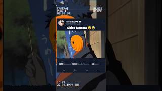 Obito Dedara 😅🤣 shorts anime naruto video shortsfeedshortvideo sasuke ytshortsyoutubeshorts [upl. by Zolly]