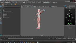 Mixamo animations to Custom character in Maya Improved Workflow [upl. by Ethelstan]