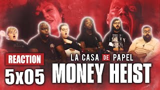 La Casa De Papel Money Heist  5x5 Vivir muchas vidas  Group Reaction [upl. by Roux954]