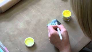 Stamping with Air Dry Clay [upl. by Aivax]