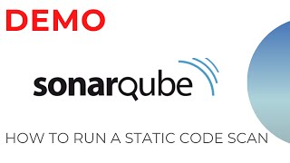 SonarQube How to run Static Code Scanning [upl. by Yssirc]