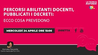 Percorsi abilitanti docenti pubblicati i decreti ecco cosa prevedono [upl. by Dao]