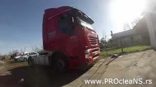 IVECO STRALIS 500 dubinsko pranje kabine kamiona Novi Sad 060 348 6844 PROcleaNS [upl. by Onairot]