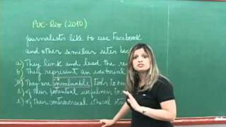 Professora Juliana ajuda a resolver questão de inglês [upl. by Palma546]