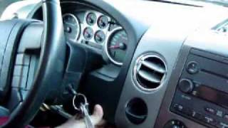 2004  2008 Ford F150 Cluster removal  Odometer Lamp change [upl. by Orton]