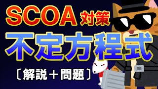 【SCOA】不定方程式の解き方解説（分野：数理）〔スピード勝負！SCOA対策〕｜就活・転職・公務員試験対策 [upl. by Ilojna]