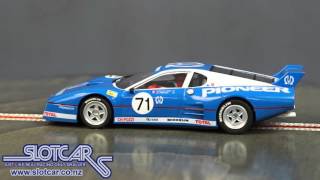 Slotwings Slot Car Ferrari 512BB Pioneer 71 Slotcar W50102 [upl. by Shaddock]