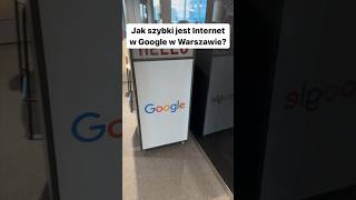 Jak Szybko Działa Internet w Siedzibie Google❓ [upl. by Doraj]