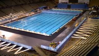 Palau Sant Jordi Pool Assembly BCN2013 [upl. by Atarman]