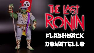 NECA The Last Ronin Flashback Donatello Action FIgure Review [upl. by Leveroni]