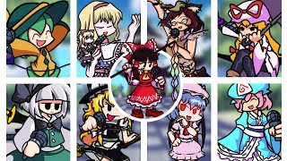 【FNF】Eternal Funk ｜Every Turn a Different Character Sings【touhou】 [upl. by Liw]