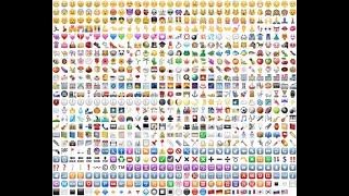 Copy And Paste EVERY SINGLE EMOJI [upl. by Itisahc]