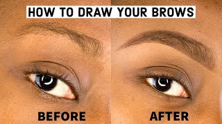 HOW TO EASY EYEBROW TUTORIAL FOR BEGINNERS WITH PENCIL  LADE KEHINDE [upl. by Hameerak]