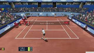 Alejandro Tabilo VS Corentin Moutet  ATP 250 SANTIAGO  Tennis Elbow 2013  Gameplay [upl. by Nitaf]