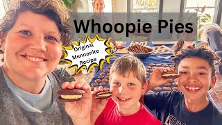 Mennonite recipe for Chocolate Whoopie Pies or Gobs The legend of the Whoopie Pie [upl. by Wina]