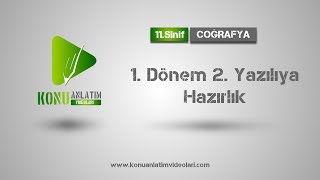 11 Sınıf Coğrafya  1 Dönem 2 Yazılıya Hazırlık [upl. by Nosirb720]