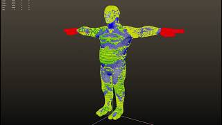 Cyclops 3d character  Ziva Dynamics  cloth tissue [upl. by Jandy]