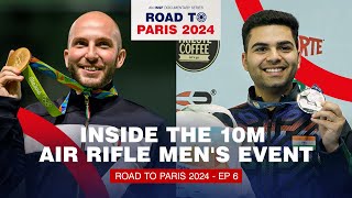 Olympic Shooting 10m Air Rifle Mens Athletes Eye Gold  Road To Paris 2024 [upl. by Mullen]