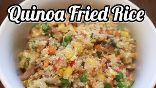 How to cook Quinoa Fried Rice healthy alternative to rice Pinoy Cooking [upl. by Asiil556]