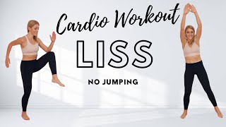 🔥FAT BURNING LISS CARDIO WORKOUT🔥LOW INTENSITY STEADY STATE CARDIO🔥ALL STANDING🔥NO JUMPING🔥 [upl. by Ancelin126]