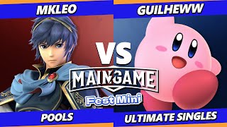 MainGame Fest Mini  MkLeo Joker Marth Vs Guilheww Kirby Smash Ultimate  SSBU [upl. by Aninat]