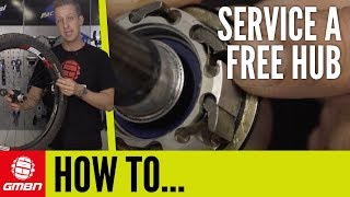 How To Service A Free Hub Body  Mountain Bike Maintenance [upl. by Berke]