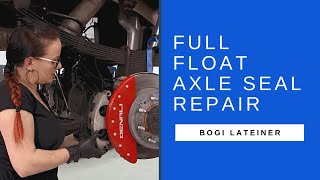 SKF FullFloat Axle Seal Repair [upl. by Nivad80]