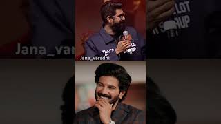 Rana daggubati about dulquer salmaan ranadaggubati dulquersalmaan trending viralvideo [upl. by Nelda565]