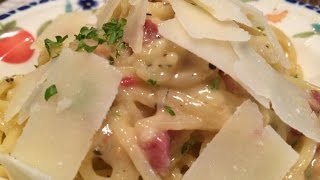 Spaghetti Pasta Carbonara Recipe [upl. by Eirrotal188]