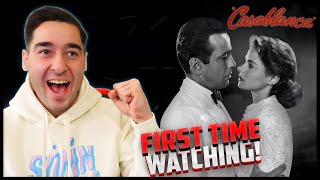 FILM STUDENT WATCHES CASABLANCA 1942 FOR THE FIRST TIME  MOVIE REACTION IMDB TOP 100 [upl. by Norahc]