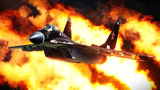 MiG29A Vs x2 F18 Hornets amp x2 F16 Vipers on 80s PVP Multiplayer Dogfight ColdWar server  DCS [upl. by Koressa]