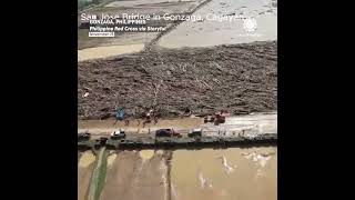 Typhoon Usagi Washes Bridge Out in Philippines [upl. by Alben]