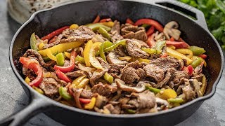 How to Make 20 Minute Steak Fajitas [upl. by Otaner]